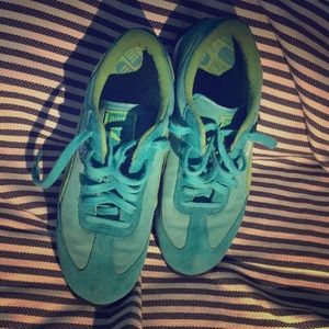 Puma Easy Riders • turquoise & green apple • W 8.5